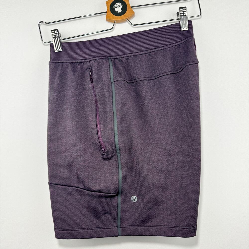 Lululemon Textured Tech Short Purple 6” L - Picture 2 of 9